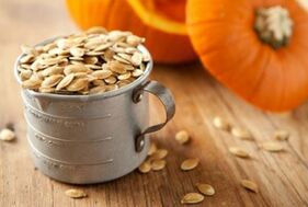 Pumpkin seeds to cleanse the body of the parasite